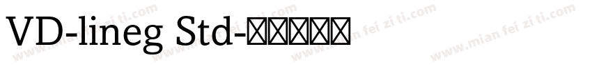 VD-lineg Std字体转换